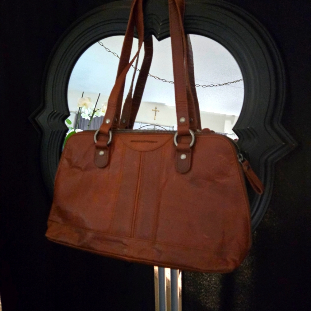 Brown Leather Handbag